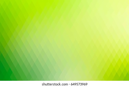 Light Green vector polygonal illustration consisting of rectangles. Rectangular design for your business. Creative geometric background in origami style with gradient.