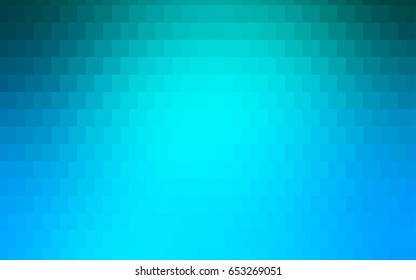 Light Green vector polygonal illustration, which consist of rectangles. Rectangular pattern for your business design. Geometric background in Origami style with gradient. 