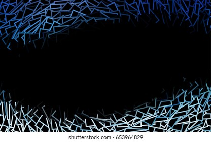 Light Green vector polygonal illustration, which consist of rectangles. Rectangular pattern for your business design. Geometric background in Origami style with gradient. 
