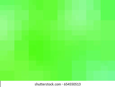 Light Green vector polygonal illustration, which consist of rectangles. Rectangular design for your business. Creative geometric background in Origami style with gradient