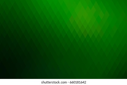 Light Green vector polygonal illustration consisting of rectangles. Rectangular design for your business. Creative geometric background in origami style with gradient.