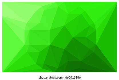 Light Green vector polygonal illustration, which consist of triangles with a gemstone in center. Triangular design of a huge diamond for your business. Creative geometric background of gems.