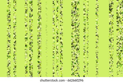 Light Green vector polygonal illustration, which consist of hexagons. Hexagonal pattern for your business design. Geometric background in Origami style with gradient. 