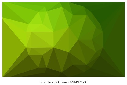 Light Green vector polygonal illustration, which consist of triangles with a gemstone in center. Triangular design of a huge diamond for your business. Creative geometric background of gems.