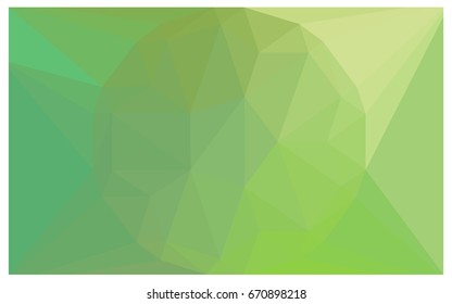 Light Green vector polygonal illustration, which consist of triangles with a gemstone in center. Triangular design of a huge diamond for your business. Creative geometric background of gems.