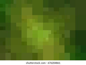 Light Green vector polygonal illustration, which consist of rectangles. Rectangular pattern for your business design. Geometric background in Origami style with gradient. 