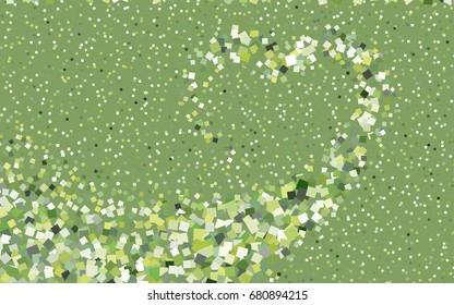 Light Green vector polygonal illustration consisting of rectangles. Rectangular design for your business. Creative geometric background in origami style with gradient.