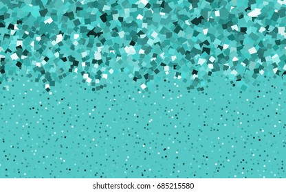 Light Green vector polygonal illustration consisting of rectangles. Rectangular design for your business. Creative geometric background in origami style with gradient.
