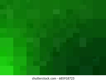 Light Green vector polygonal illustration, which consist of rectangles. Rectangular design for your business. Creative geometric background in Origami style with gradient