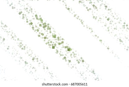 Light Green vector polygonal illustration, which consist of rectangles. Rectangular pattern for your business design. Geometric background in Origami style with gradient. 