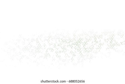 Light Green vector polygonal illustration, which consist of hexagons. Hexagonal design for your business. Creative geometric background in Origami style with gradient