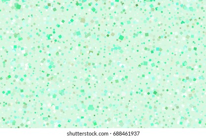 Light Green vector polygonal illustration consisting of rectangles. Rectangular design for your business. Creative geometric background in origami style with gradient.
