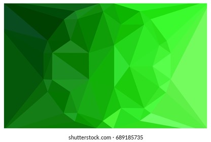 Light Green vector polygonal illustration, which consist of triangles with a gemstone in center. Triangular design of a huge diamond for your business. Creative geometric background of gems.