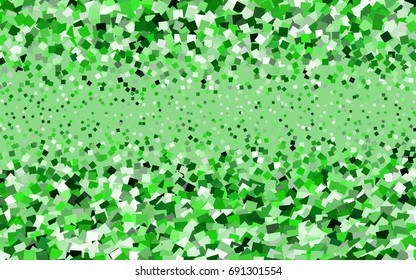 Light Green vector polygonal illustration, which consist of rectangles. Rectangular pattern for your business design. Geometric background in Origami style with gradient. 