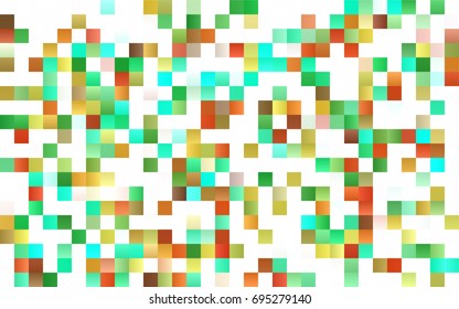 Light Green vector polygonal illustration, which consist of rectangles. Rectangular pattern for your business design. Geometric background in Origami style with gradient. 