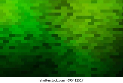 Light Green vector polygonal illustration consisting of rectangles. Rectangular design for your business. Creative geometric background in origami style with gradient.