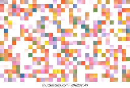 Light Green vector polygonal illustration, which consist of rectangles. Rectangular pattern for your business design. Geometric background in Origami style with gradient. 