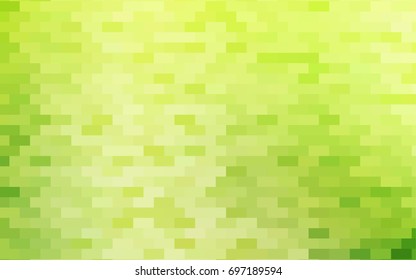 Light Green vector polygonal illustration, which consist of rectangles. Rectangular pattern for your business design. Geometric background in Origami style with gradient. 
