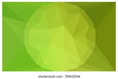 Light Green vector polygonal illustration, which consist of triangles with a gemstone in center. Triangular design of a huge diamond for your business. Creative geometric background of gems.