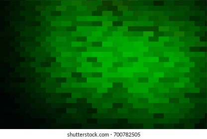 Light Green vector polygonal illustration, which consist of rectangles. Rectangular pattern for your business design. Geometric background in Origami style with gradient. 