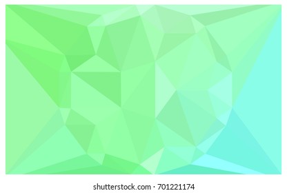 Light Green vector polygonal illustration, which consist of triangles with a gemstone in center. Triangular design of a huge diamond for your business. Creative geometric background of gems.