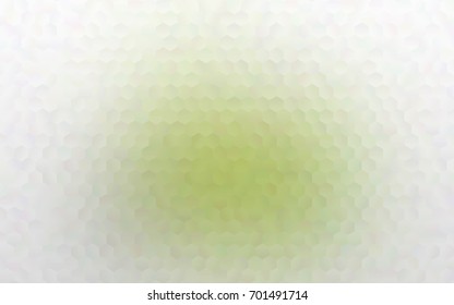 Light Green vector polygonal illustration, which consist of hexagons. Hexagonal design for your business. Creative geometric background in Origami style with gradient