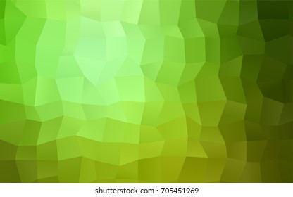 Light Green vector polygonal illustration consisting of rectangles. Rectangular design for your business. Creative geometric background in origami style with gradient.