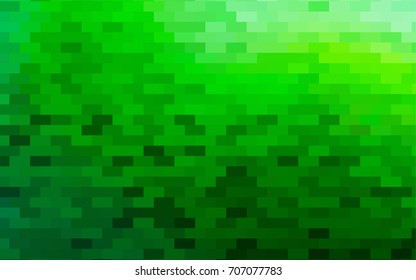 Light Green vector polygonal illustration, which consist of rectangles. Rectangular pattern for your business design. Geometric background in Origami style with gradient. 