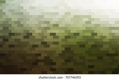 Light Green vector polygonal illustration, which consist of rectangles. Rectangular pattern for your business design. Geometric background in Origami style with gradient. 