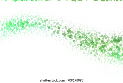 Light Green vector polygonal illustration, which consist of rectangles. Rectangular pattern for your business design. Geometric background in Origami style with gradient. 