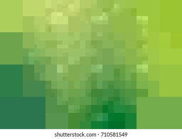 Light Green vector polygonal illustration, which consist of rectangles. Rectangular design for your business. Creative geometric background in Origami style with gradient