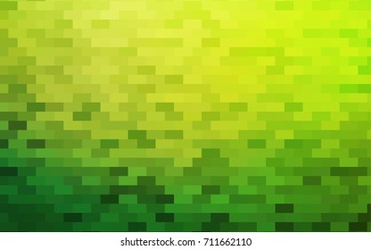Light Green vector polygonal illustration consisting of rectangles. Rectangular design for your business. Creative geometric background in origami style with gradient.