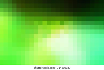 Light Green vector polygonal illustration consisting of rectangles. Rectangular design for your business. Creative geometric background in origami style with gradient.