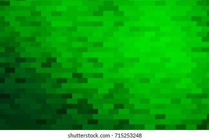 Light Green vector polygonal illustration consisting of rectangles. Rectangular design for your business. Creative geometric background in origami style with gradient.
