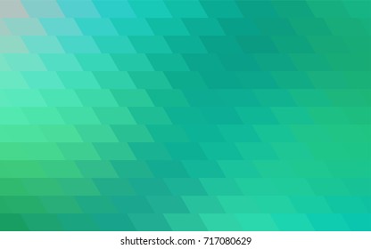 Light Green vector polygonal illustration consisting of rectangles. Rectangular design for your business. Creative geometric background in origami style with gradient.
