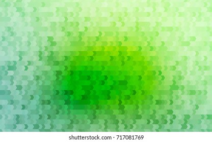 Light Green vector polygonal illustration, which consist of rectangles. Rectangular pattern for your business design. Geometric background in Origami style with gradient. 