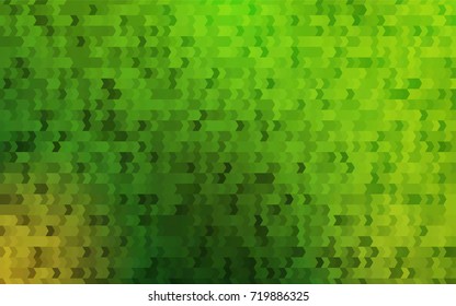 Light Green vector polygonal illustration consisting of rectangles. Rectangular design for your business. Creative geometric background in origami style with gradient.