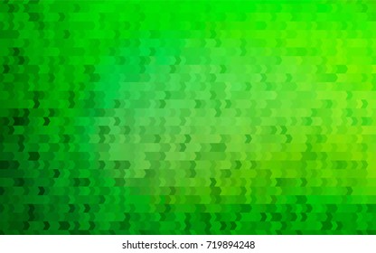 Light Green vector polygonal illustration, which consist of rectangles. Rectangular pattern for your business design. Geometric background in Origami style with gradient. 