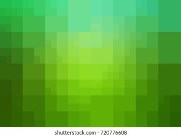 Light Green vector polygonal illustration, which consist of rectangles. Rectangular design for your business. Creative geometric background in Origami style with gradient