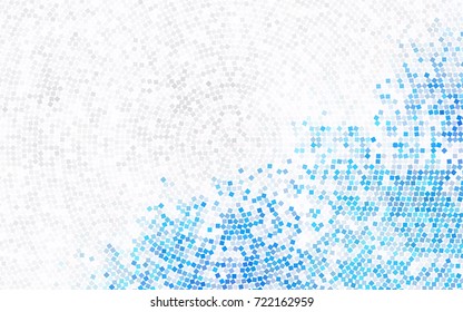 Light Green vector polygonal illustration, which consist of rectangles. Rectangular pattern for your business design. Geometric background in Origami style with gradient. 