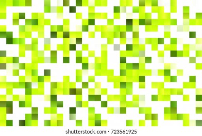 Light Green vector polygonal illustration consisting of rectangles. Rectangular design for your business. Creative geometric background in origami style with gradient.