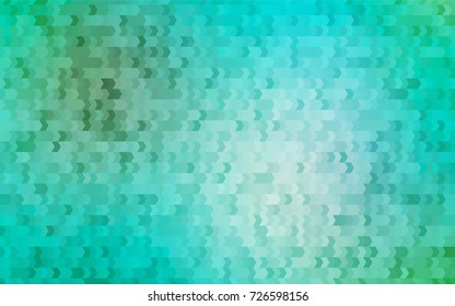 Light Green vector polygonal illustration, which consist of rectangles. Rectangular pattern for your business design. Geometric background in Origami style with gradient. 