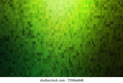 Light Green vector polygonal illustration, which consist of rectangles. Rectangular pattern for your business design. Geometric background in Origami style with gradient. 