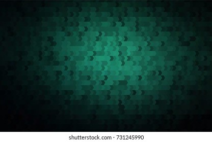 Light Green vector polygonal illustration, which consist of rectangles. Rectangular pattern for your business design. Geometric background in Origami style with gradient. 