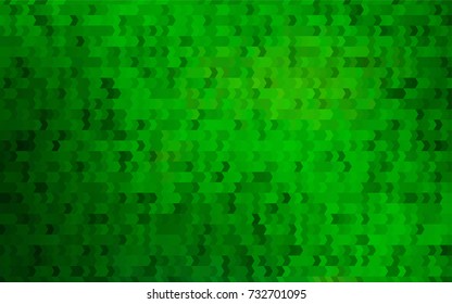 Light Green vector polygonal illustration consisting of rectangles. Rectangular design for your business. Creative geometric background in origami style with gradient.