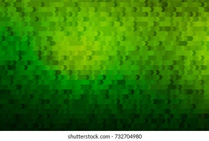 Light Green vector polygonal illustration consisting of rectangles. Rectangular design for your business. Creative geometric background in origami style with gradient.