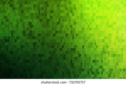 Light Green vector polygonal illustration, which consist of rectangles. Rectangular pattern for your business design. Geometric background in Origami style with gradient. 