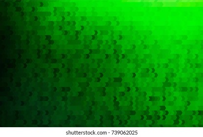 Light Green vector polygonal illustration consisting of rectangles. Rectangular design for your business. Creative geometric background in origami style with gradient.