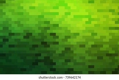 Light Green vector polygonal illustration consisting of rectangles. Rectangular design for your business. Creative geometric background in origami style with gradient.