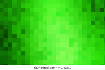 Light Green vector polygonal illustration, which consist of rectangles. Rectangular pattern for your business design. Geometric background in Origami style with gradient. 